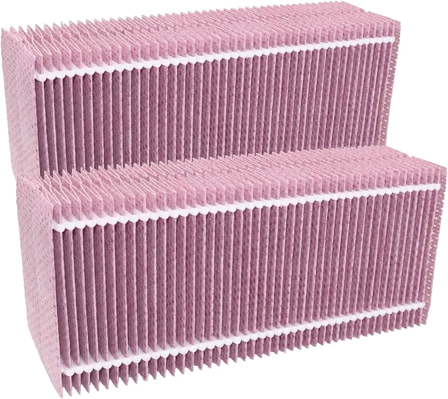 Amazon.co.jp: H060524 加湿器 フィルター ダイニチ 交換用2個入赤紫