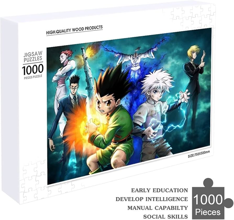 Amazon | ハンター×ハンター 木製 パズル 楽しいストレス解消 パズル