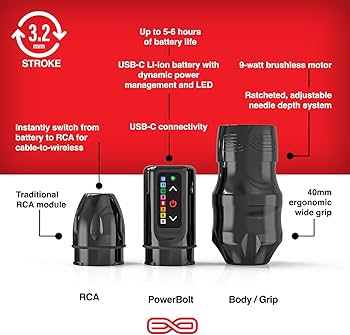 Amazon.com: FK Irons - EXO Modular Rotary Tattoo Machine Pen