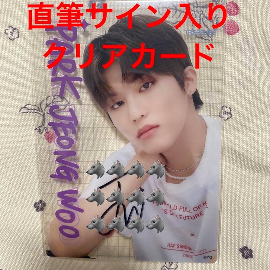 Amazon.co.jp: 最終！ TREASURE クリアカード パクジョンウ 直筆サイン