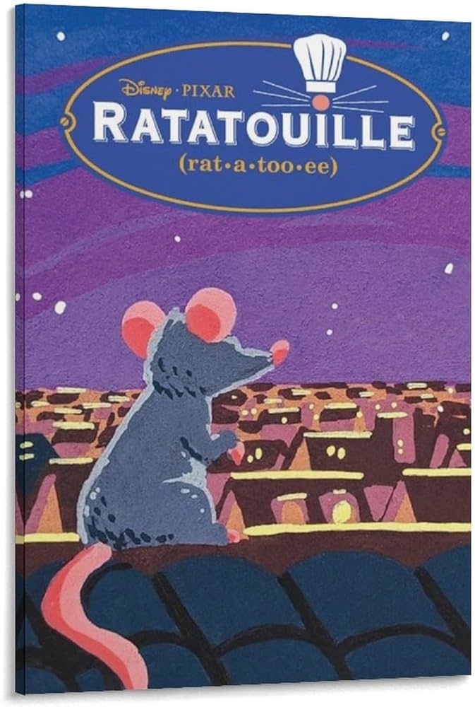 パリディズニー限定】 レミーのおいしいレストラン ポスター パリ