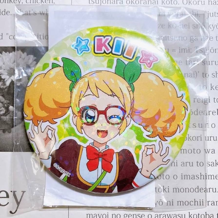 Amazon | アイカツ まるい缶バッチ 冴草きい オフィシャルショップ