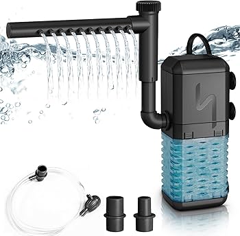 フルセット水槽池用フィルター、万能濾過器、濾過装置満タンろ材付き