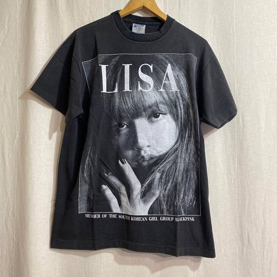 Amazon.co.jp: BLACK PINK LISA ブートレグ Tシャツ L ブラックピンク