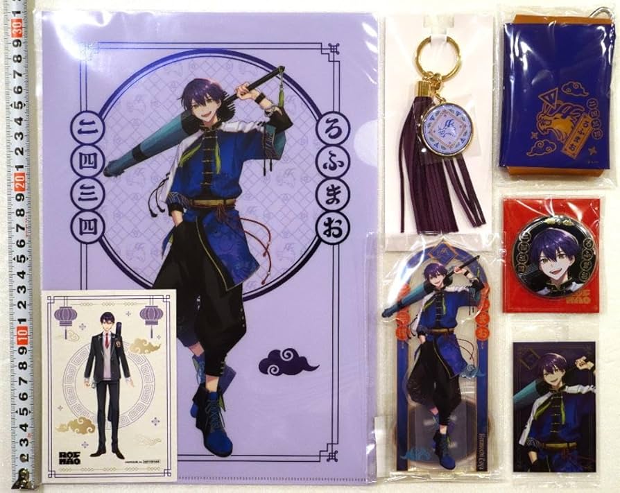 剣持刀也 ROF-MAO 四神モチーフグッズ メタル缶バッジ 50点セット ROF