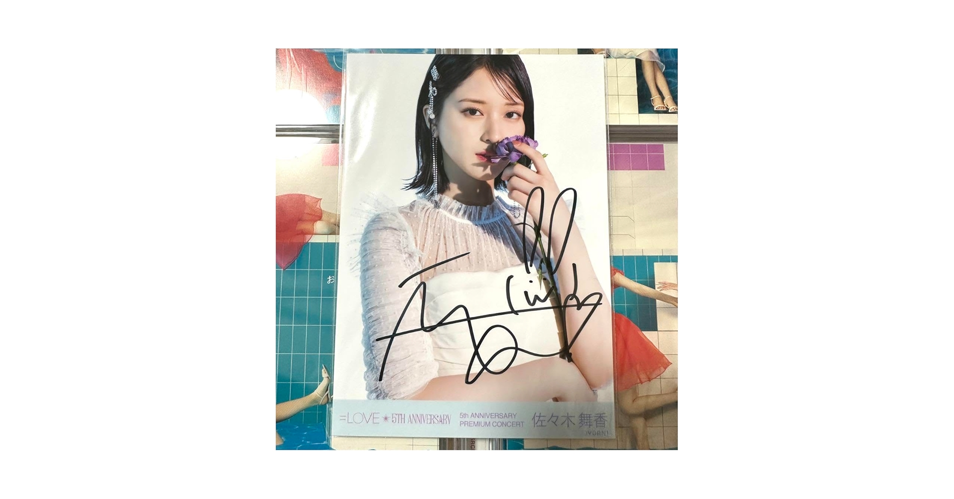 P*e様 ＝LOVE 佐々木舞香 イコラブ チェキ 直筆 サイン The 5th P*e