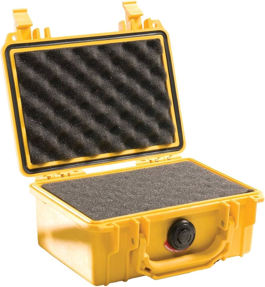 Amazon.com: Pelican 1120 Case With Foam (Yellow) : Sports & Outdoors