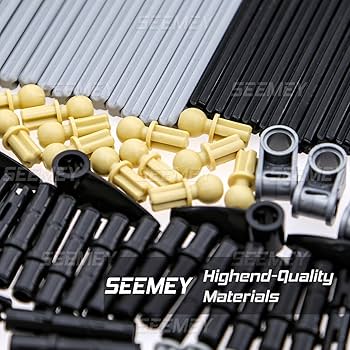 Amazon.com: SEEMEY 884 Pieces Axle Chain Link Connectors Bricks