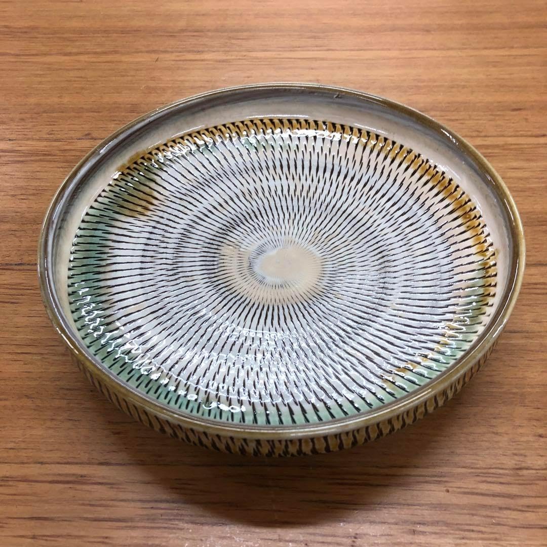 銘々皿 九谷焼 象嵌色絵】中村梅山 共箱 銘々皿 九谷焼 象嵌色絵】中村