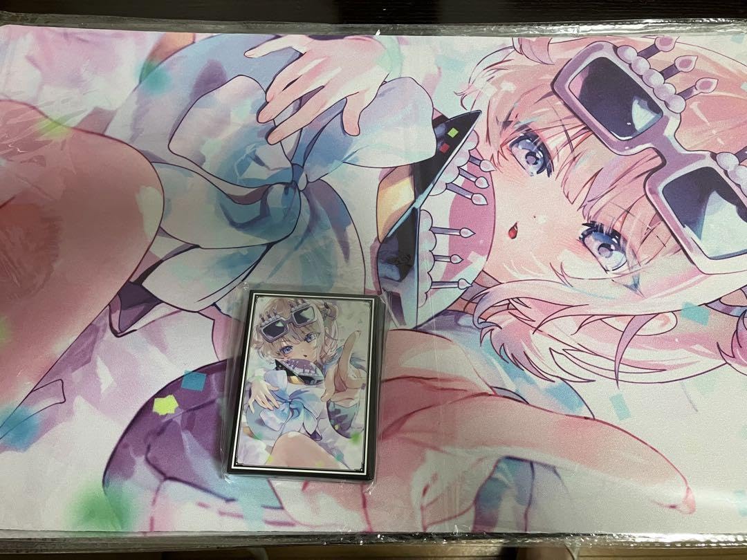 混沌の女神様 スリーブプレイマット 白上フブキフブキングダムK4B 混沌の女