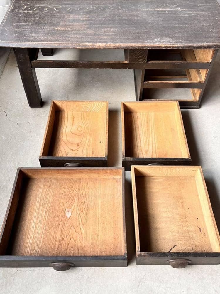 ジャパンヴィンテージ 光製作所 hikari 文机 ローテーブル 昭和レトロ