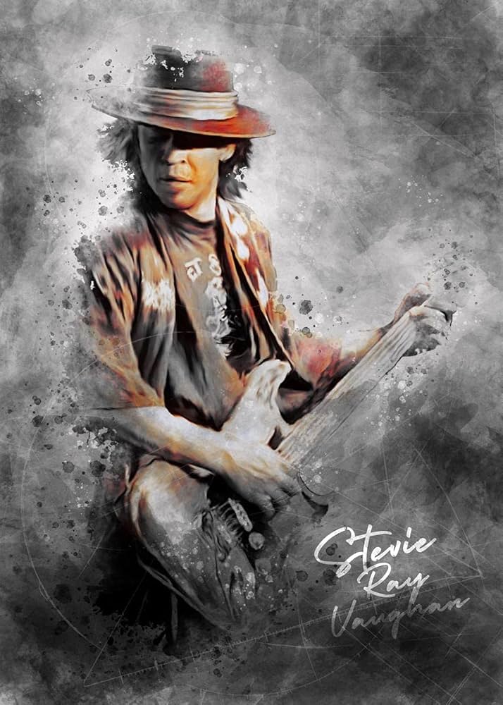 スティーヴィー・レイ・ヴォーン Stevie Ray Vaughan 絵画