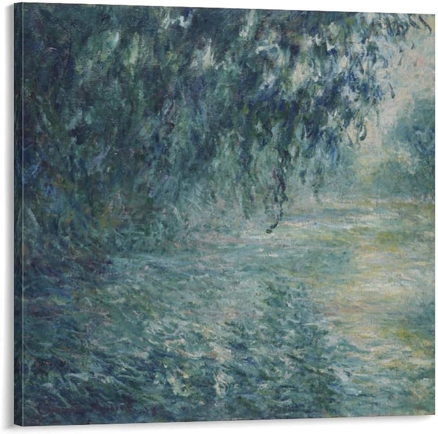 Claude Monet 【セーヌ川の朝】 ジクレー版画 Claude Monet 【セーヌ川