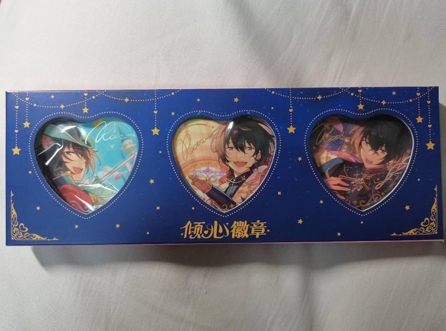 朔間凛月 傾心ハート缶バッジ 中国 LaMort 朔間凛月 傾心ハート缶