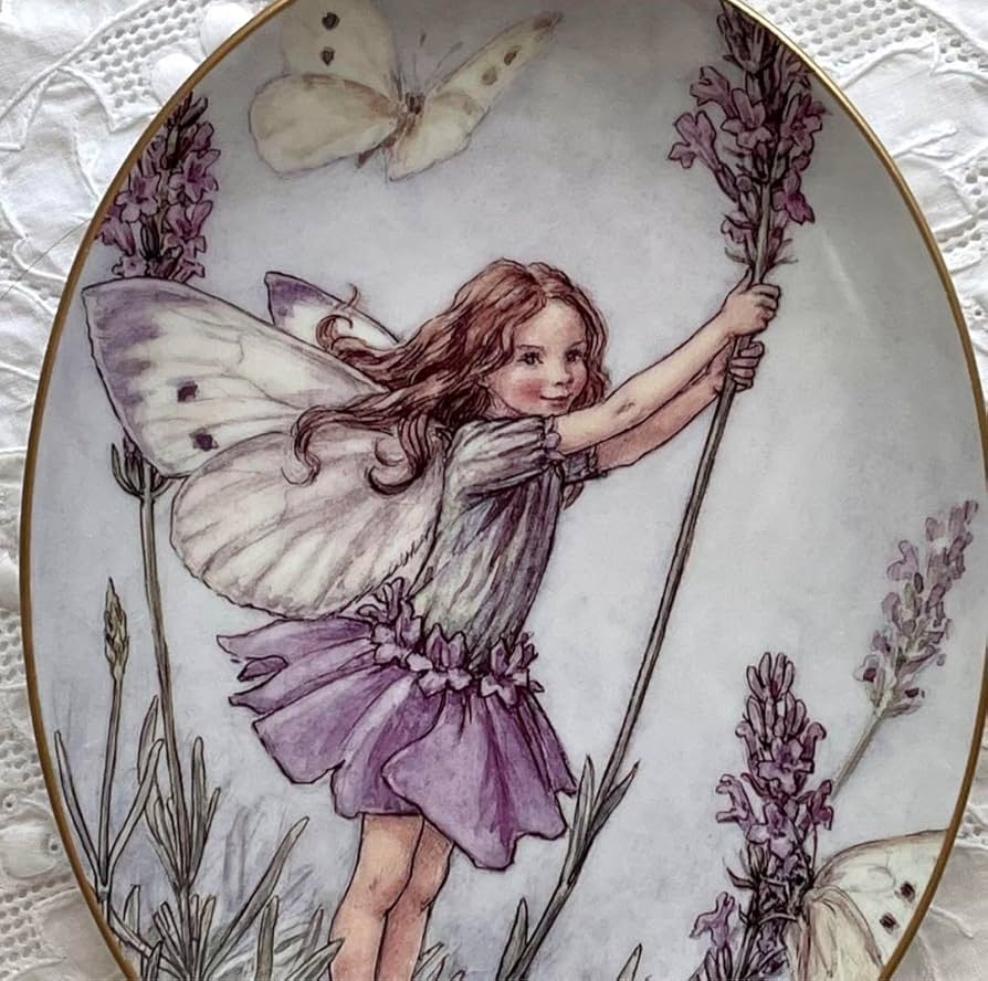 メアリーバーカー ステンドグラスLavender Fairyグラスマスターズ社