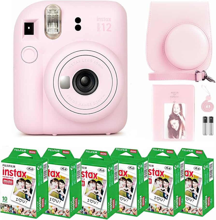 Amazon.com : Fujifilm Instax Mini 12 Instant Camera Blossom Pink
