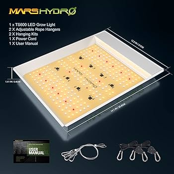 Amazon.com : MARS HYDRO TS600 100W LED Grow Light for Beginners