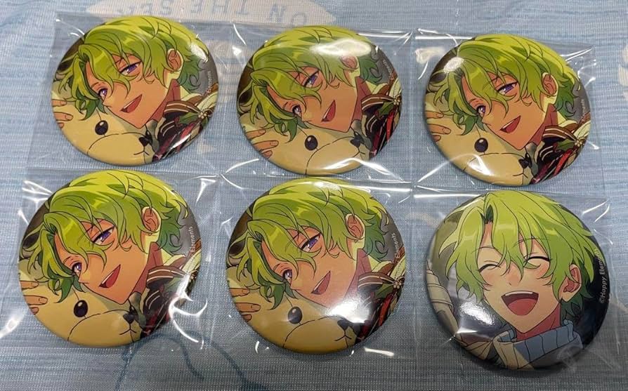 巴日和 時光缶 中国 40個 あんスタ 巴日和 中国 時光缶バッジ 40点 巴