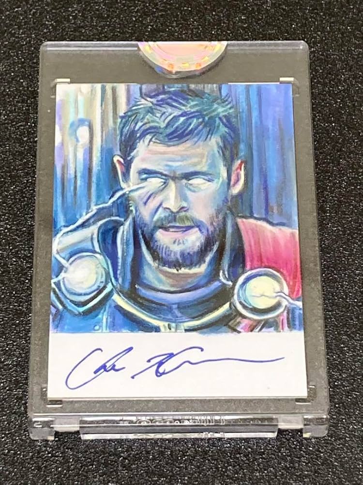 クリスヘムズワース サイン オートグラフ マイティソー 8×10 インチ