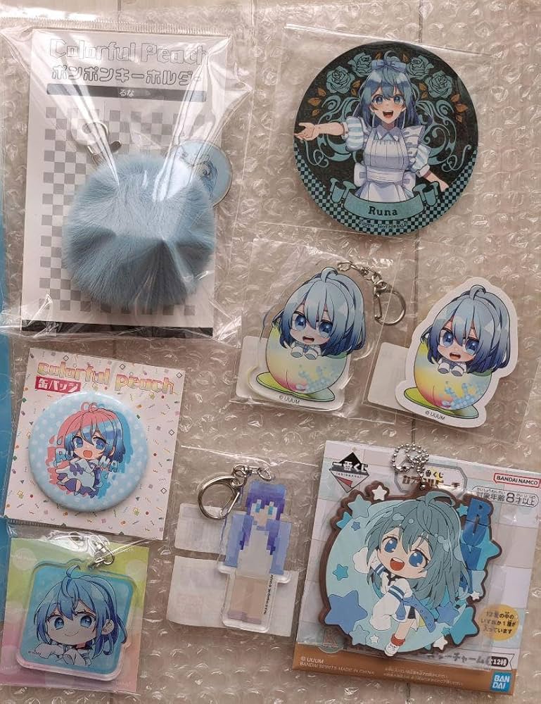 Amazon.co.jp: カラフルピーチ るなさん 8点セット : おもちゃ