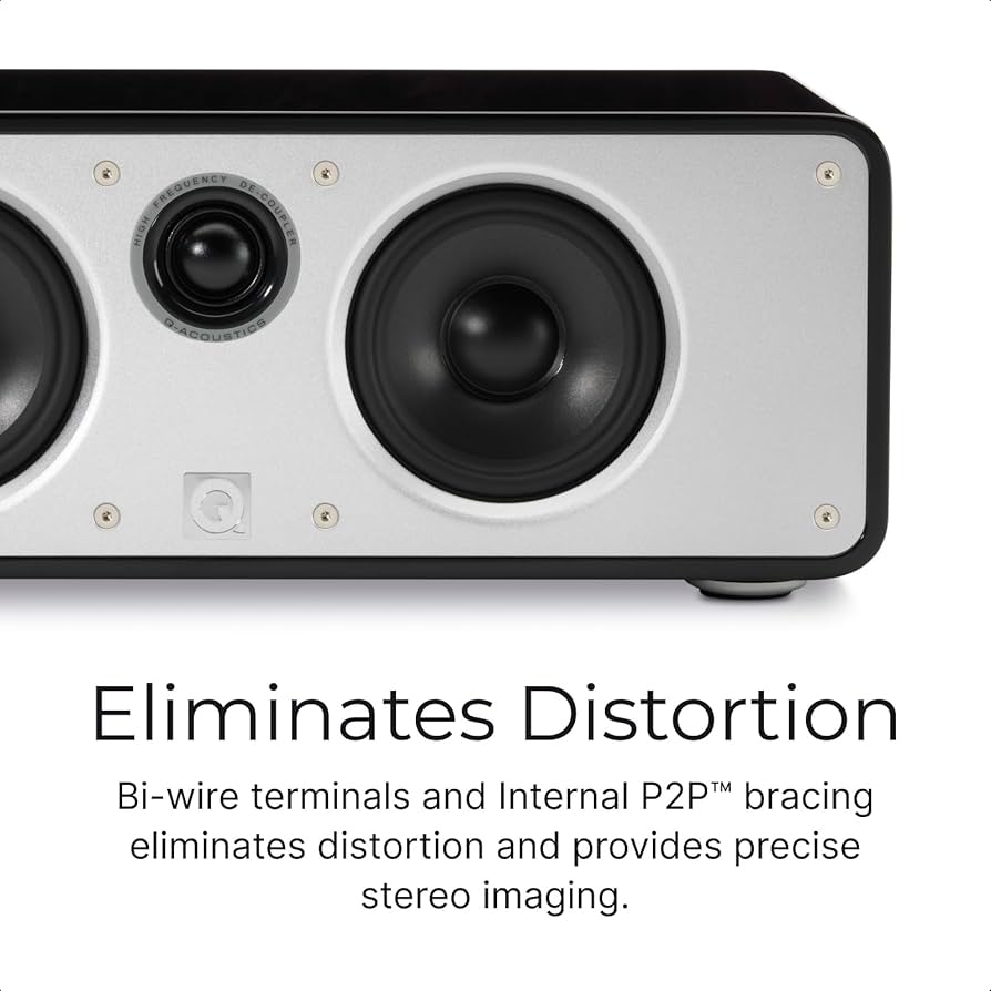 Amazon.com: Q Acoustics Concept Center Channel Speaker (Gloss