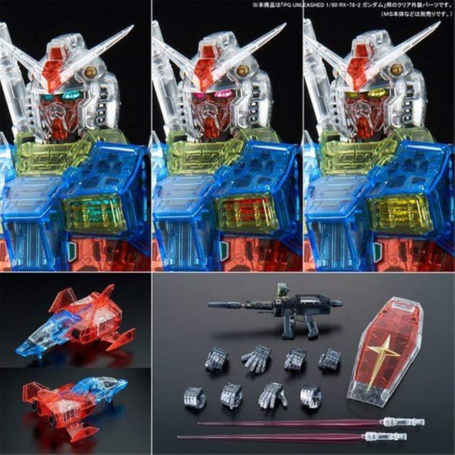 Amazon.com: Bandai spirits 1/60 PG Unleashed Clear Color Body