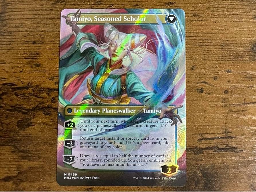 MTG 知りたがりの学徒、タミヨウ 英語、テクスチャーFOIL 4枚