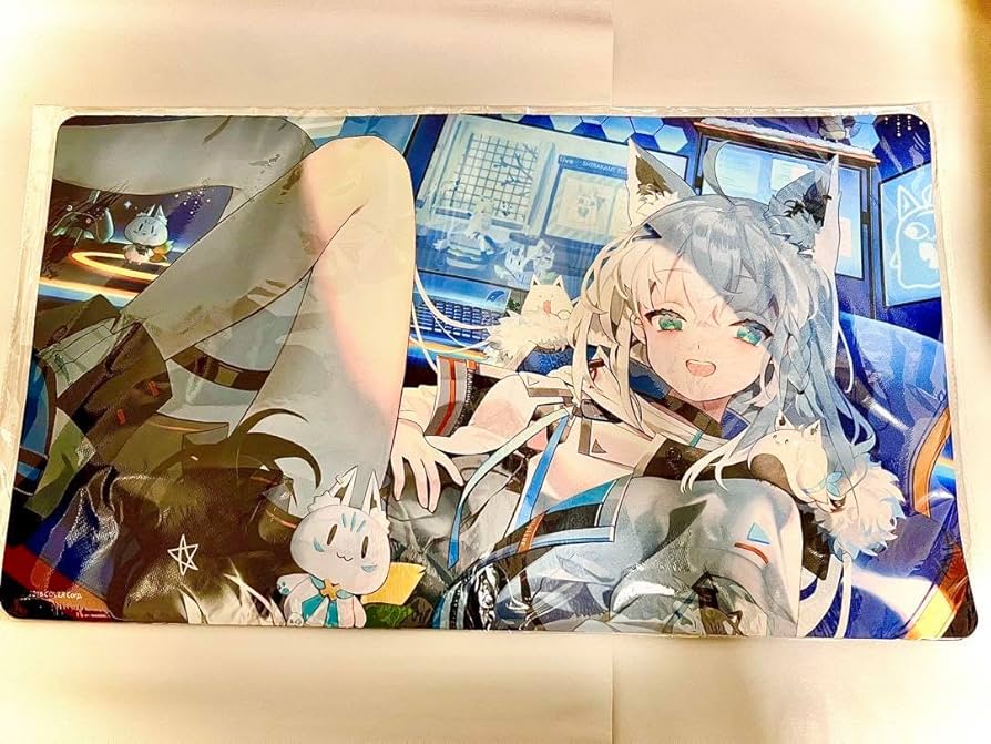 ホロライブ 白上フブキ 活動4周年記念 記念グッズ ラバーマット 未開封