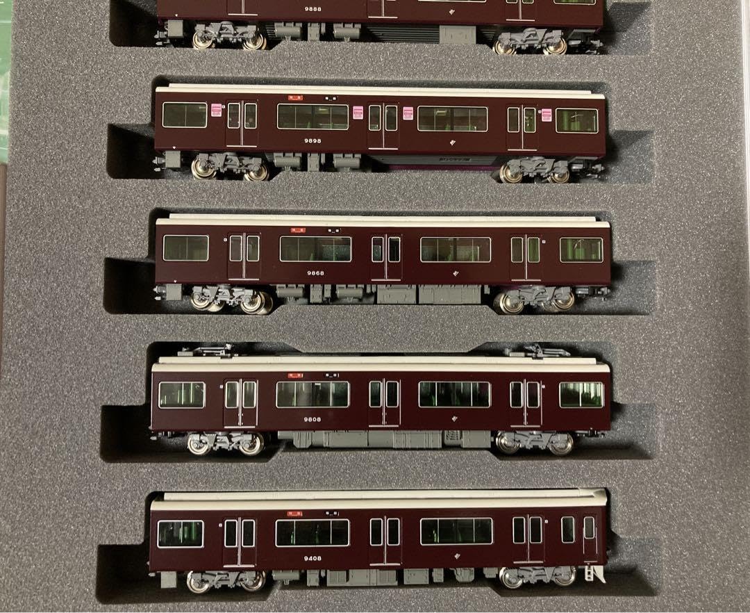 nゲージ KATO 阪急電鉄9300系 8両 プライベース セット 室内灯付き n