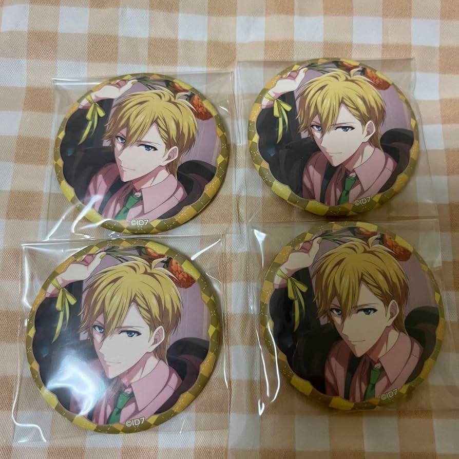 アイナナ 缶バッジ 六弥ナギ My Sweet Teddy Valentine-NIKE FEAR OF