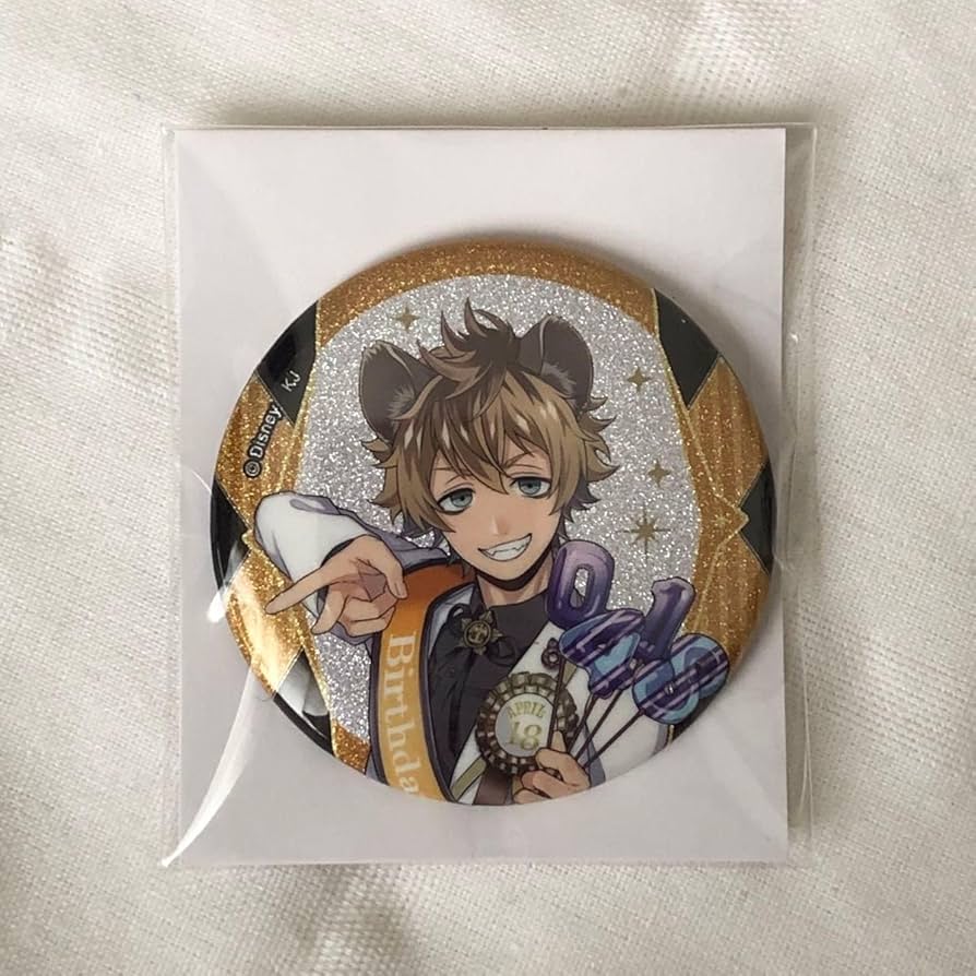 ツイステ LINE缶バッジ LNアート缶バッジ ラギー 80個セット LINE公式