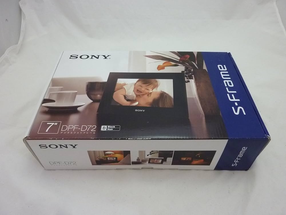 Amazon.co.jp: SONY デジタルフォトフレーム D72 ブラック DPF-D72/B