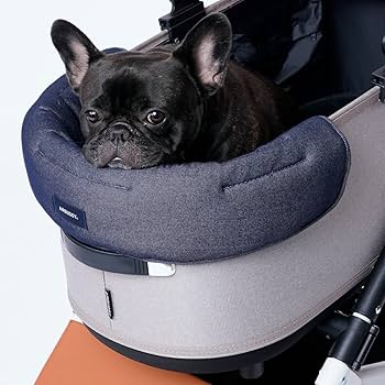 AIRBUGGY ペットカート メランジデニム 顎乗せクッション付き AIRBUGGY