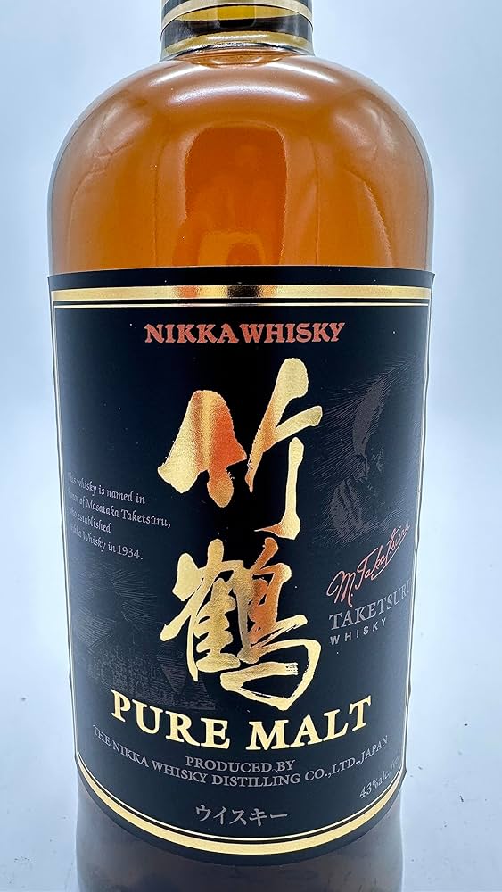 Amazon.co.jp: 二ッカウイスキー 竹鶴 ピュアモルト旧ラベル43％ 700ml