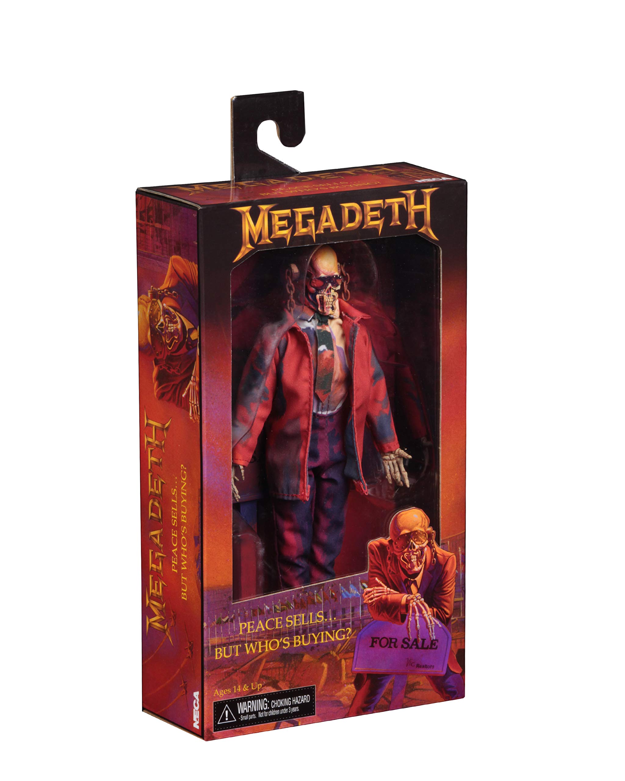 Amazon.com: NECA - Megadeth - 8” Clothed Action Figure - Peace