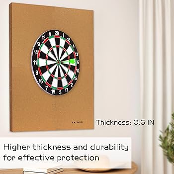 Amazon.co.jp: CREHNIL コルクダーツボード 壁保護 ダーツボード
