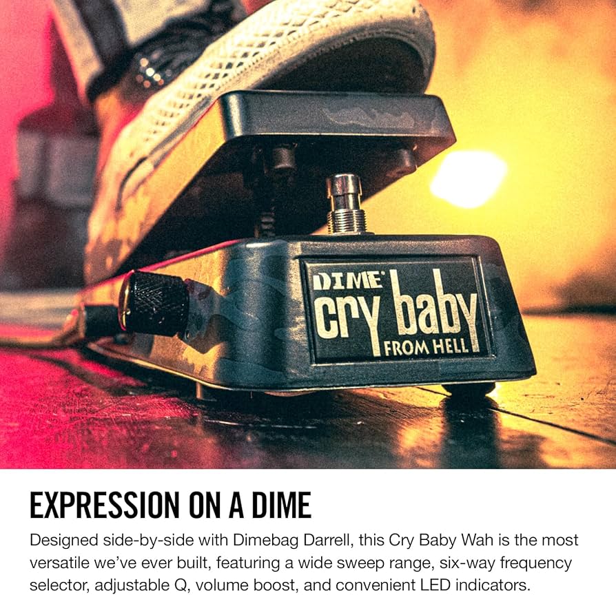 Amazon.com: Dimebag Cry Baby From Hell Wah : Musical Instruments