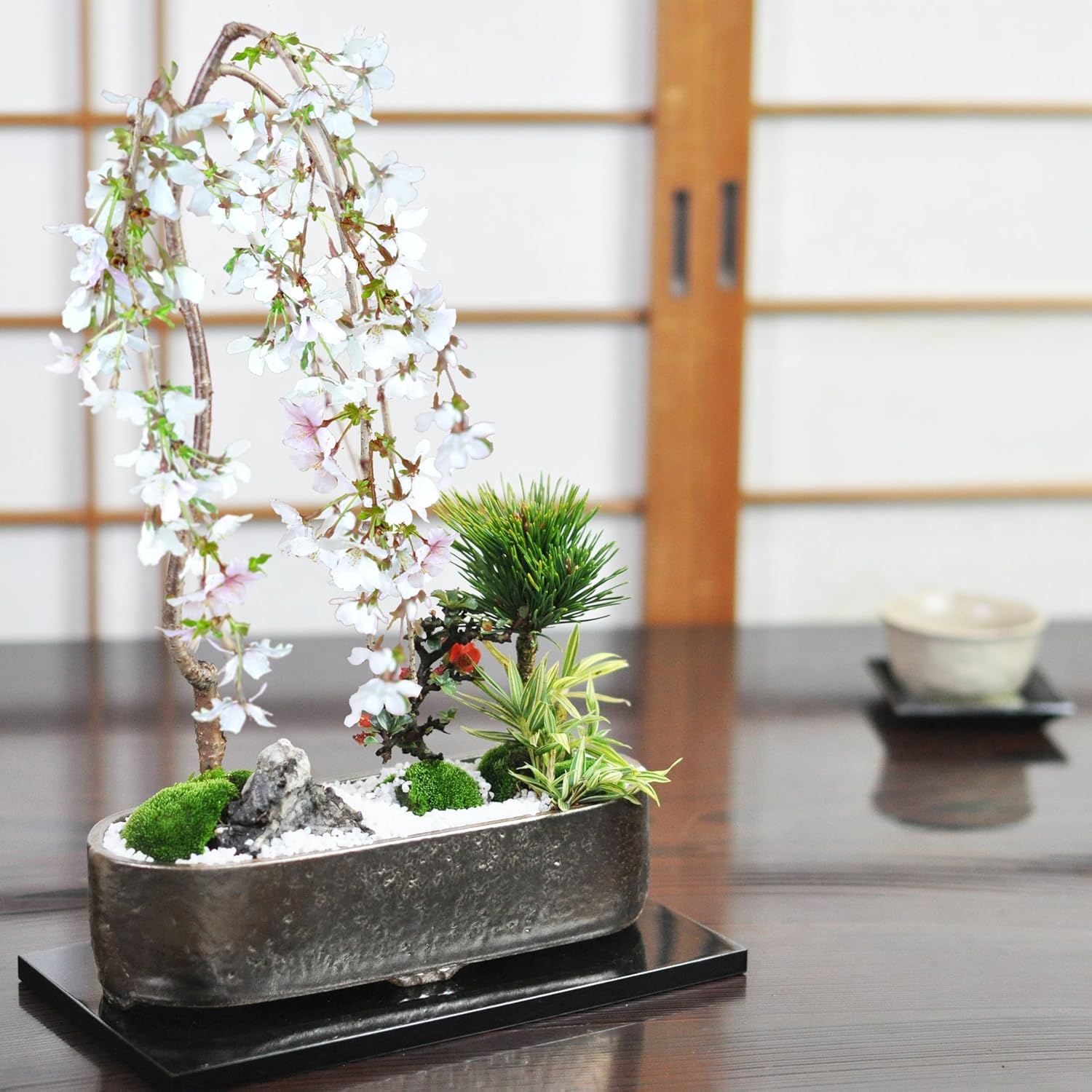 三代目山川巌 造 ☆ 干支 黄地 茶碗 ☆ 鶏とひよこ