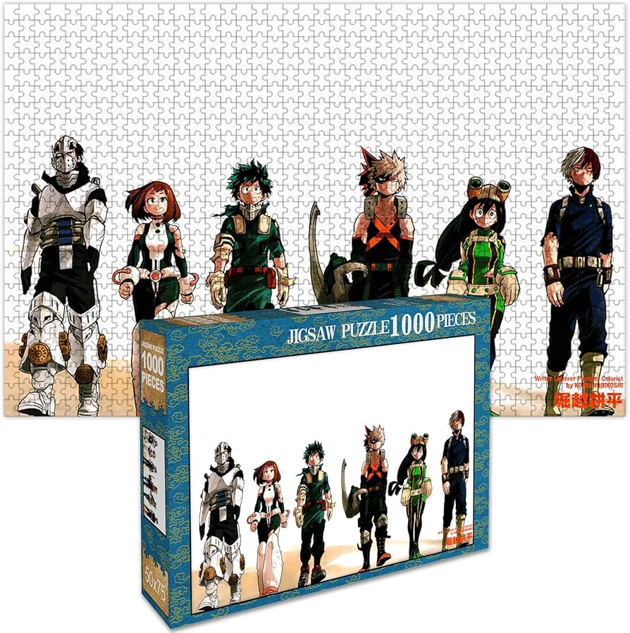 Amazon.co.jp: ヒロアカ パズル 1000ピース麗日お茶子 爆豪勝己 轟焦凍