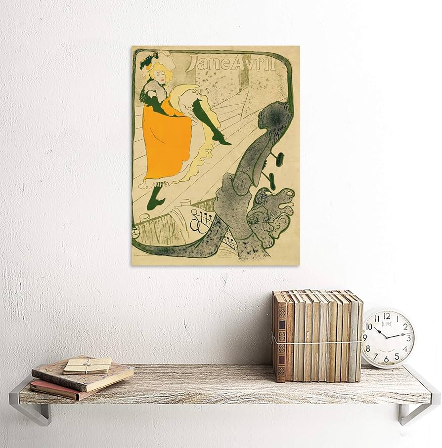 Amazon.com: Toulouse-Lautrec Jane Avril Can-can Dancer Advert