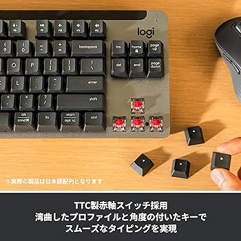 Amazon.co.jp: ロジクール SIGNATURE K855GR 無線 メカニカル