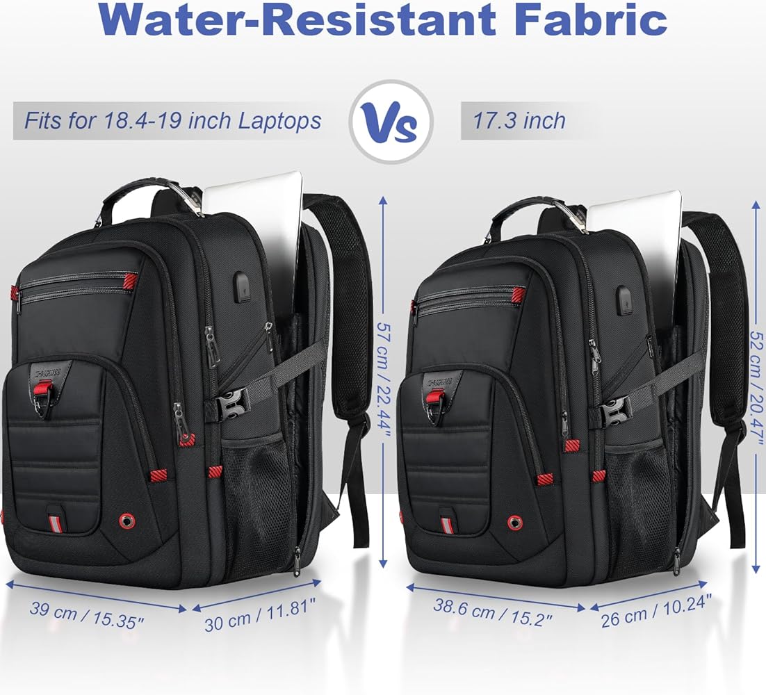 Amazon.com: Z-MGKISS Extra Large Backpack for Men, Gaming Laptop