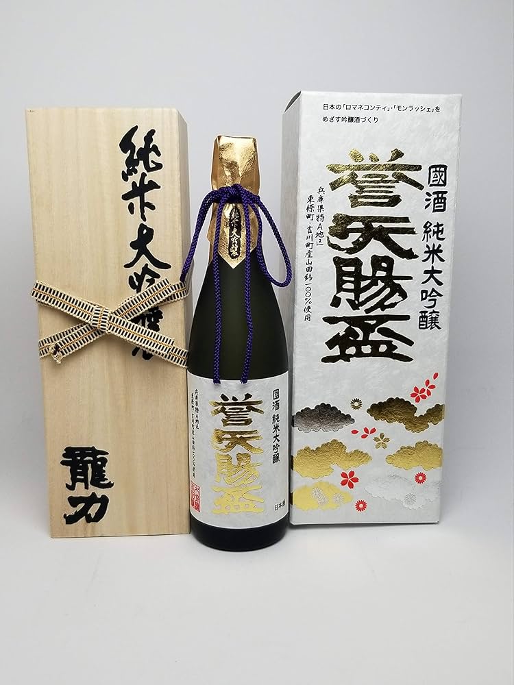 Amazon.co.jp: 龍力 純米大吟醸 誉天賜盃 720ml [ 日本酒 720ml x 1本