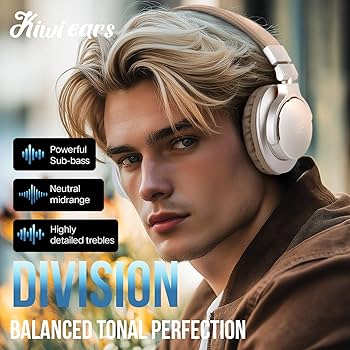 Amazon.com: Linsoul Kiwi Ears Division Over Ear Headphone,40mm