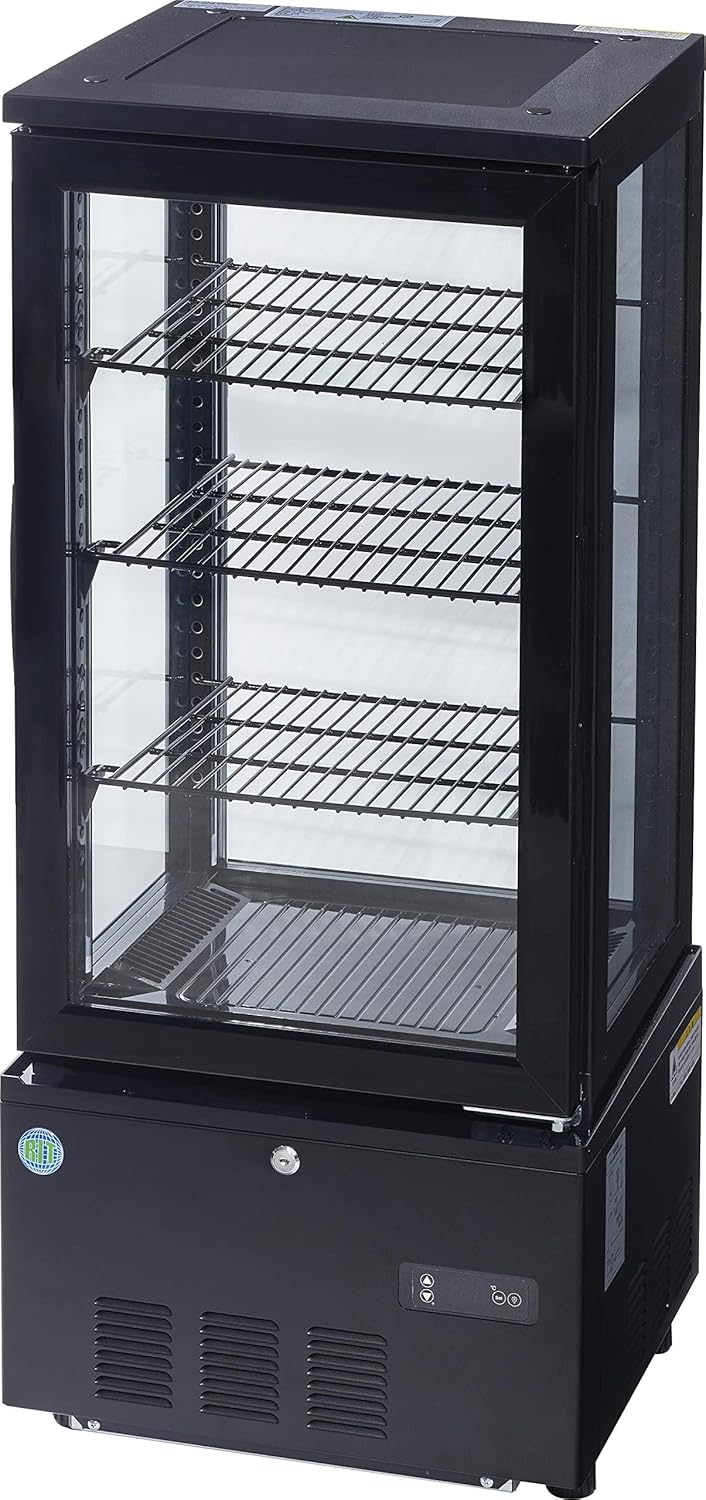 福田 レマコム 4面ガラス 冷蔵ショーケース レマコム 4面ガラス冷蔵