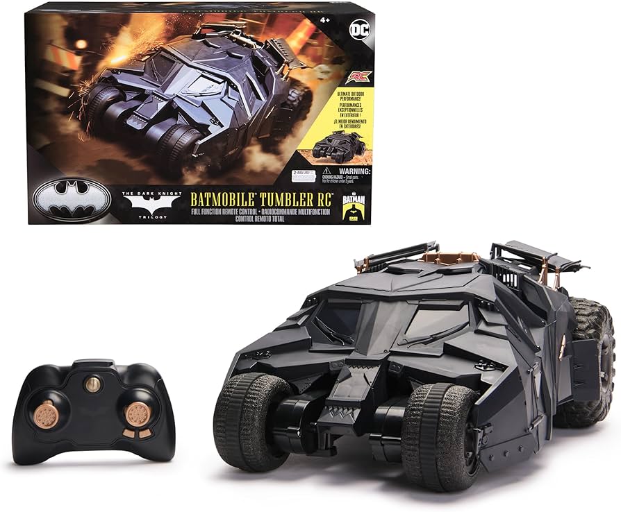 Amazon.com: DC Comics Batman, Official Batmobile Tumbler RC, 1:15