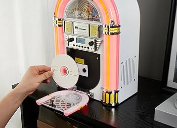 Amazon.com: Arkrocket Athena Mini Jukebox/Tabletop CD Player