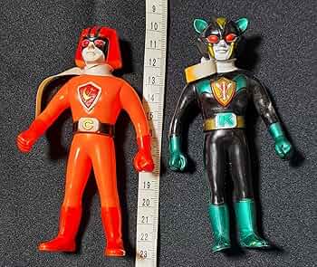 バトルフィーバーJ バトルコサック ミスアメリカ ソフビ ポピー製