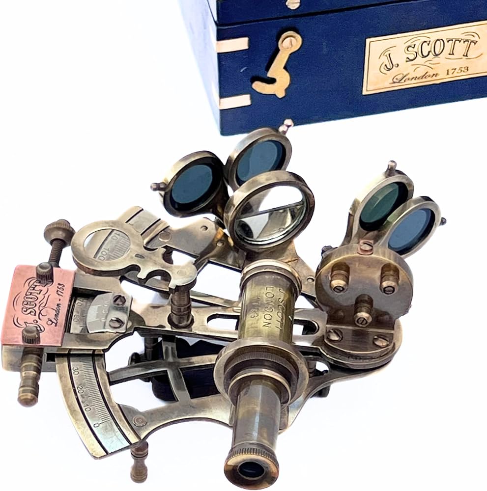 Amazon.co.jp: Nautical Sextant J.Scott London ヴィンテージ 真鍮