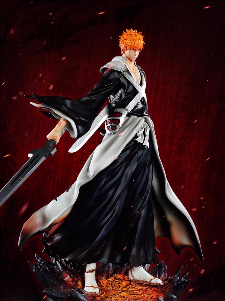 BLEACH 黒衣少年図 黒崎一護 ガレージキット ガレキ スタチュー②④